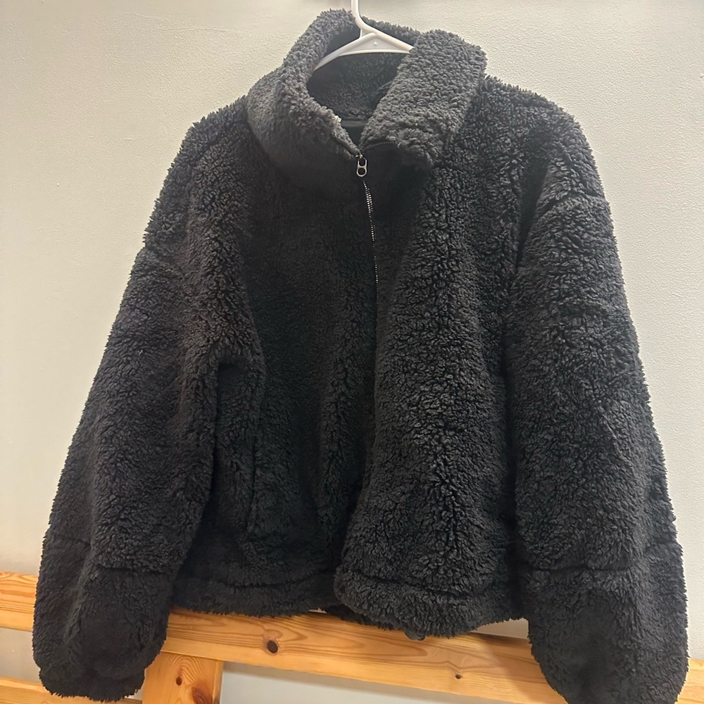 lululemon athletica Black Teddy Jacket